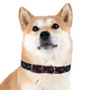 Lightning Icon (Black/Rainbow) Dog Collar