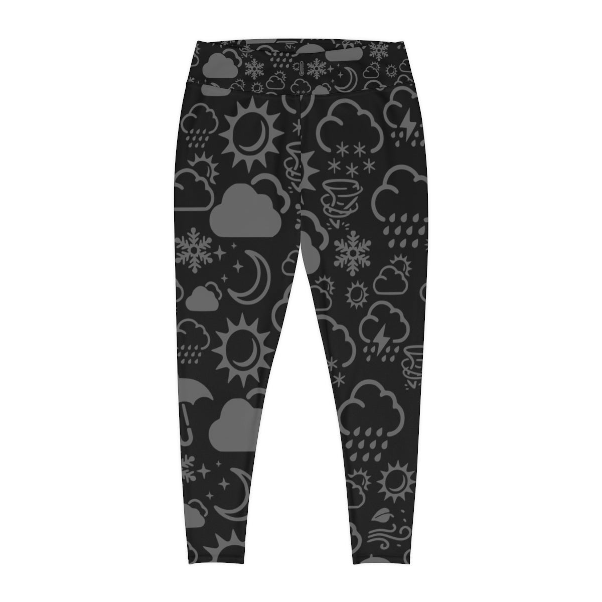 Leggings de talla grande Wx Icon (negro/gris) 