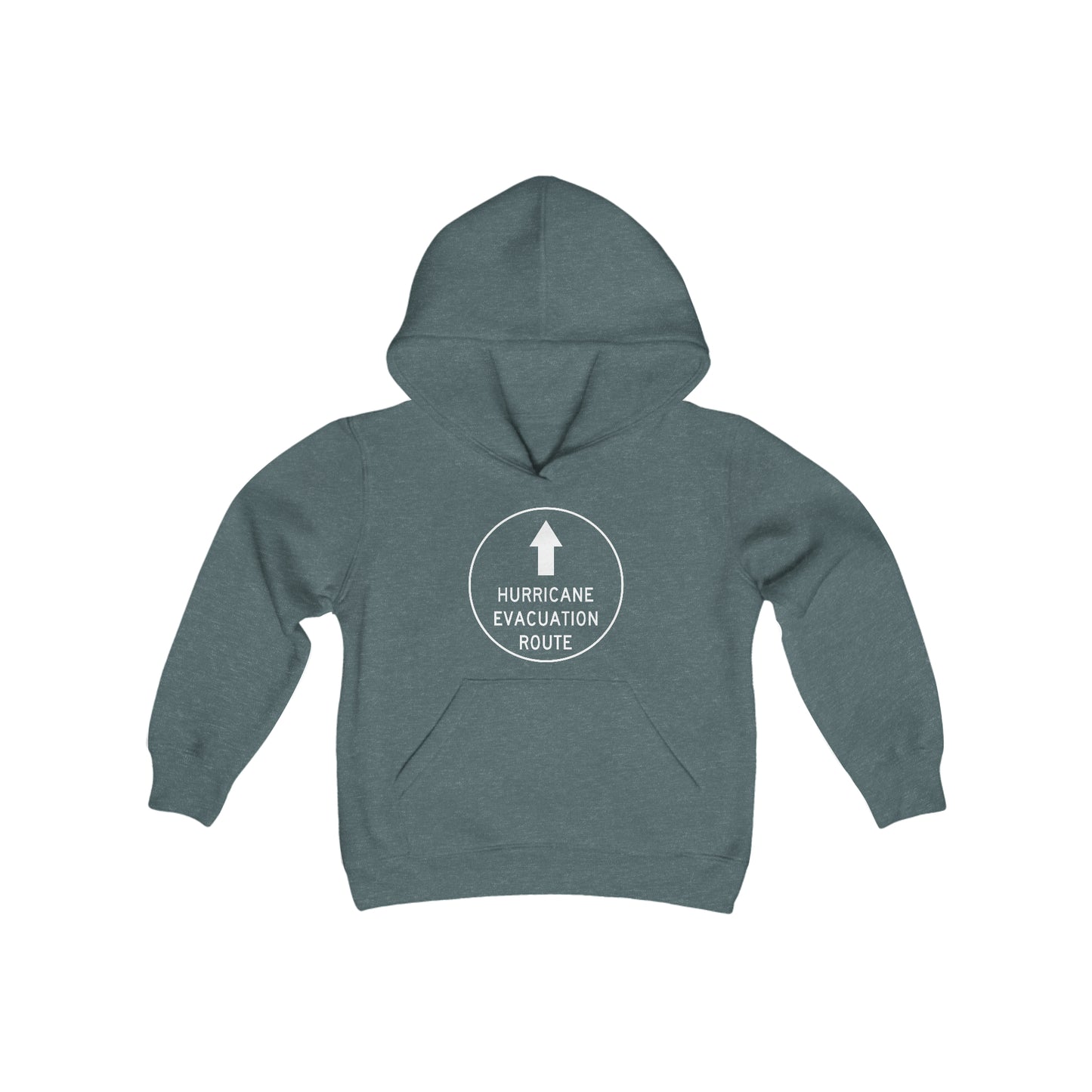 Hurricane Evacuation Route Children's Hoodie