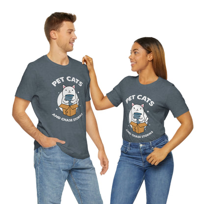 Pet Cats and Chase Storms Tee