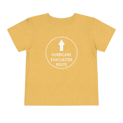 Hurricane Evacuation Route Toddler Tee