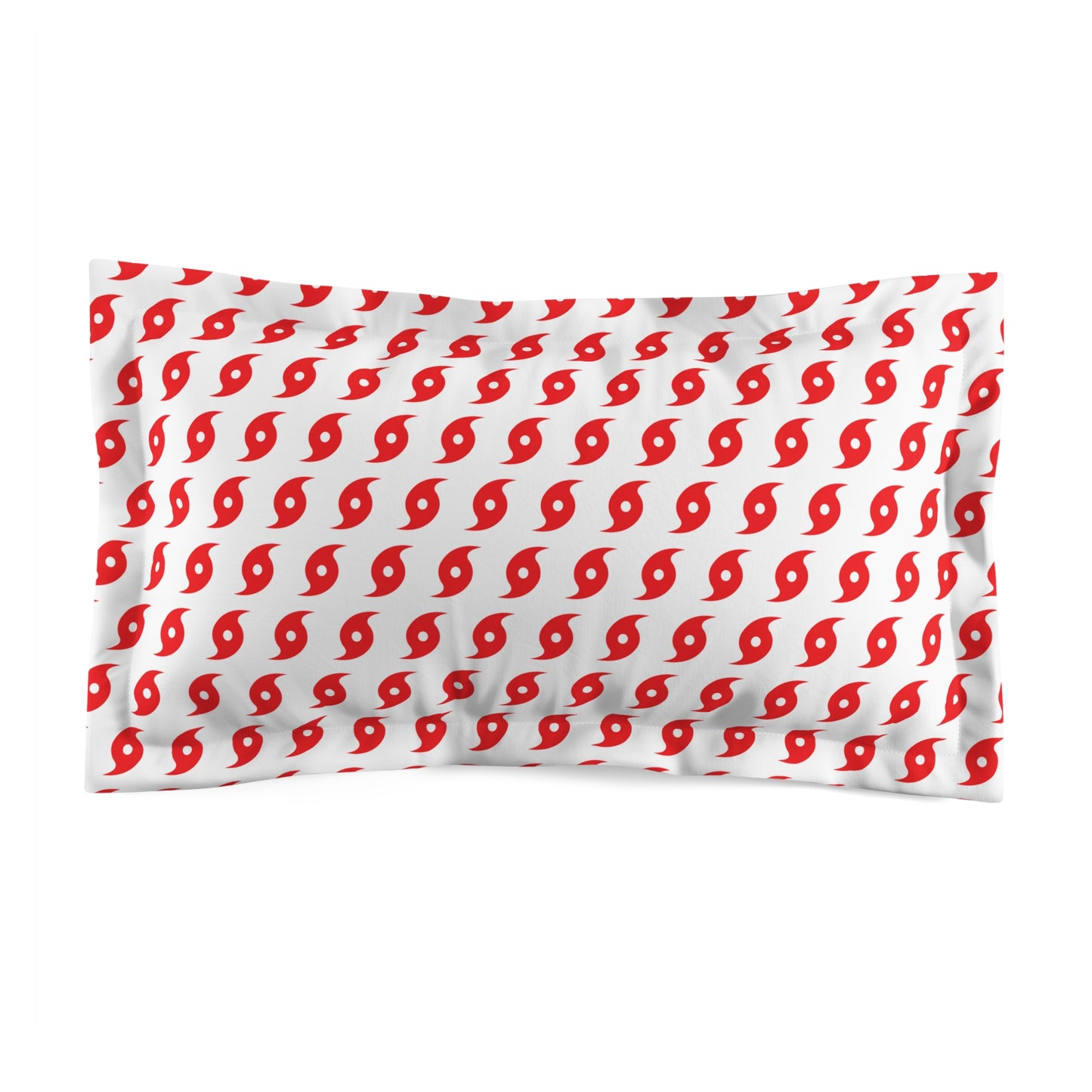 Hurricane Icon (Red) Microfiber Pillow Sham