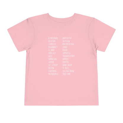 Weather ABCs Toddler Tee