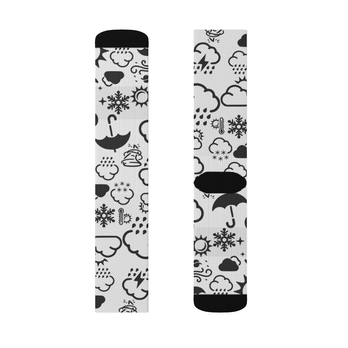 Calcetines Wx Icon (Blanco/Negro) 