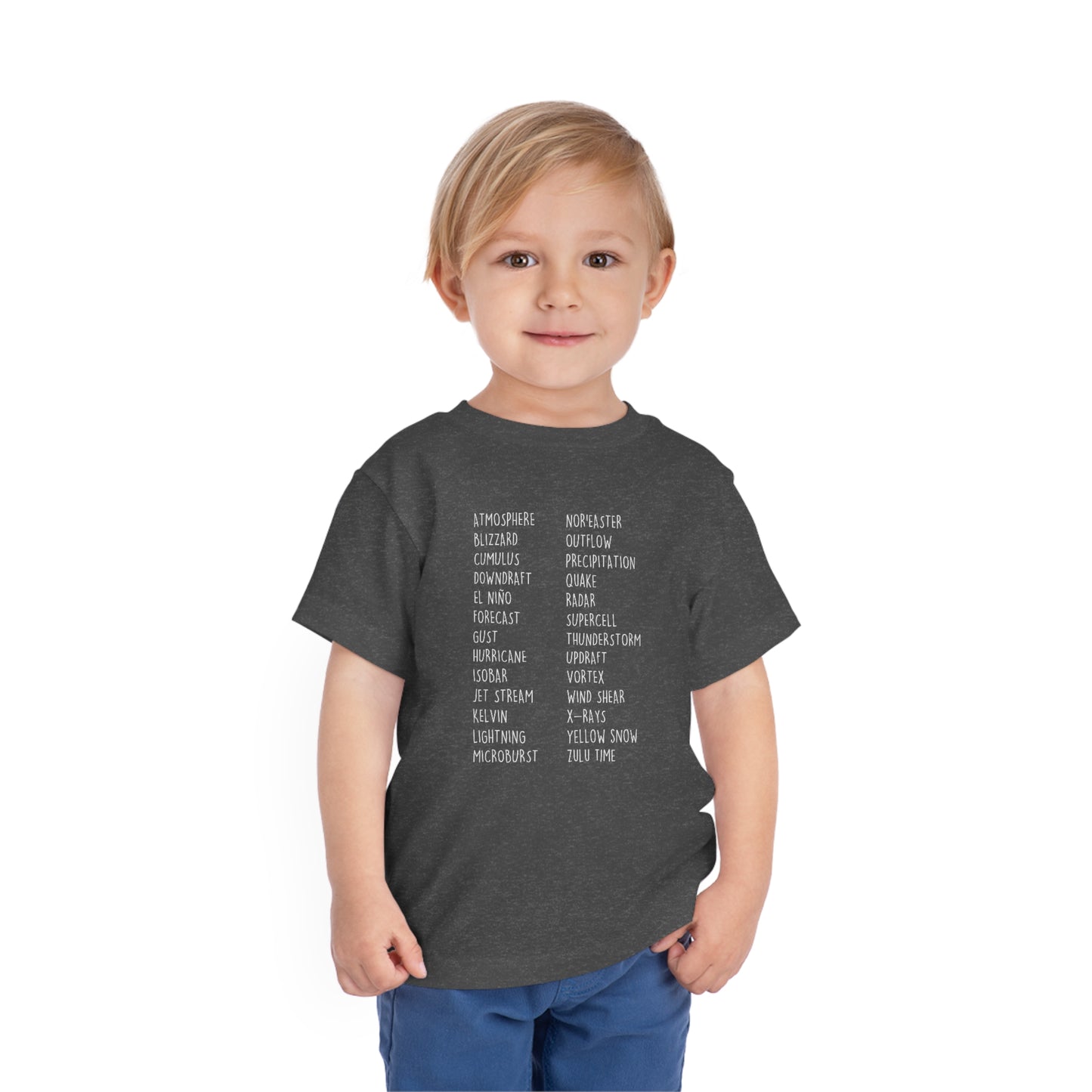 Weather ABCs Toddler Tee