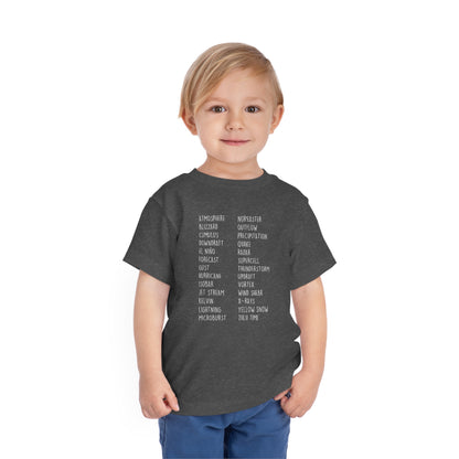 Weather ABCs Toddler Tee