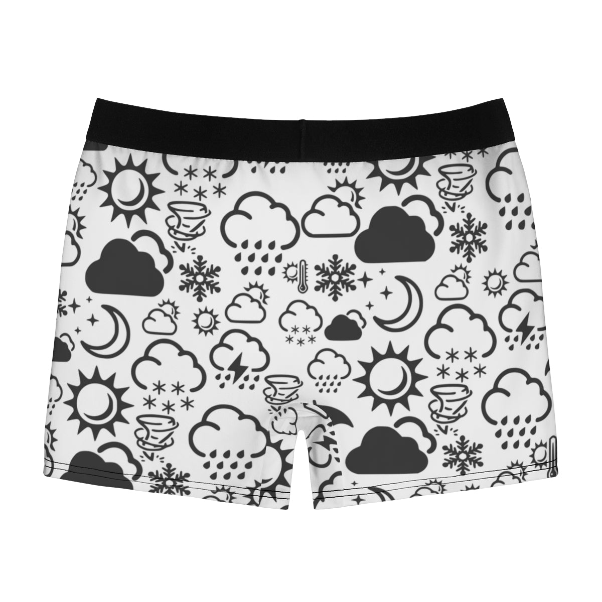 Wx Icon (White/Black) Boxer Briefs