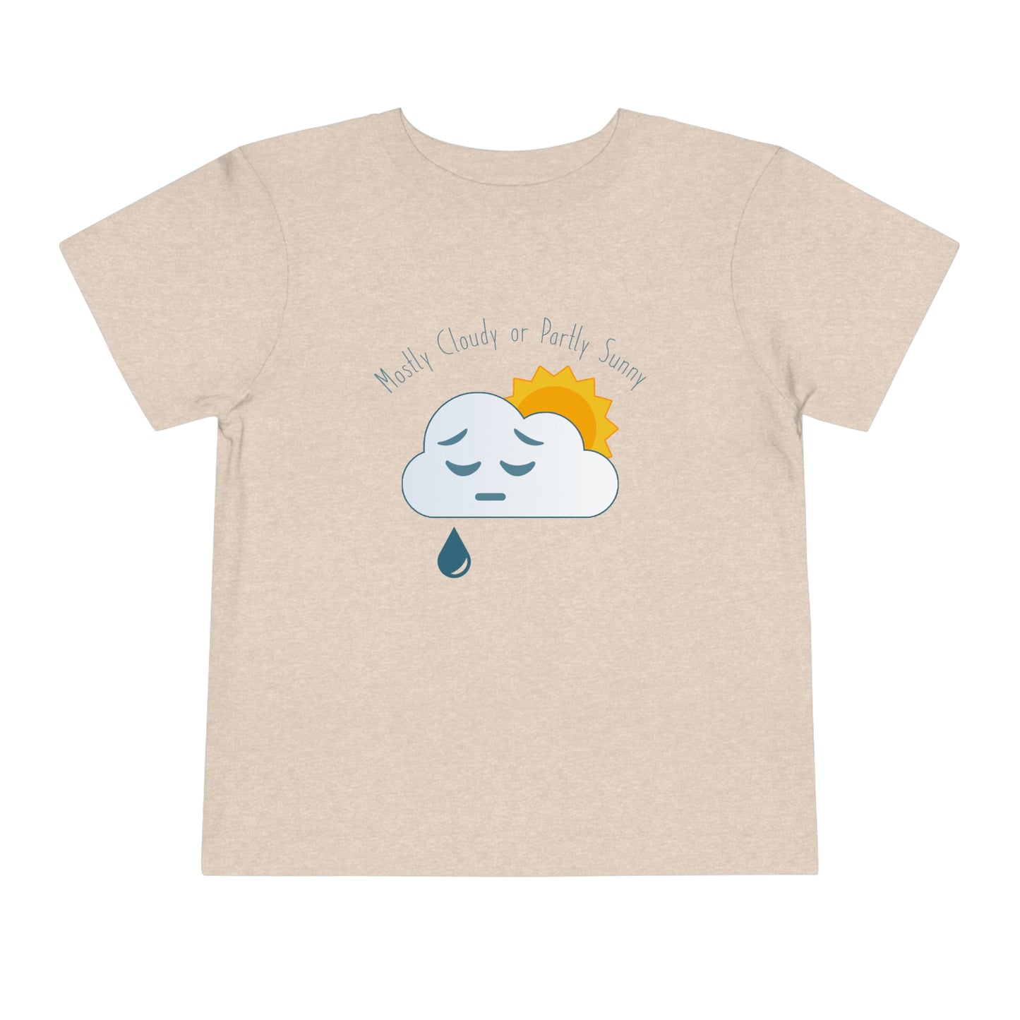 Mostly Cloudy Toddler Tee