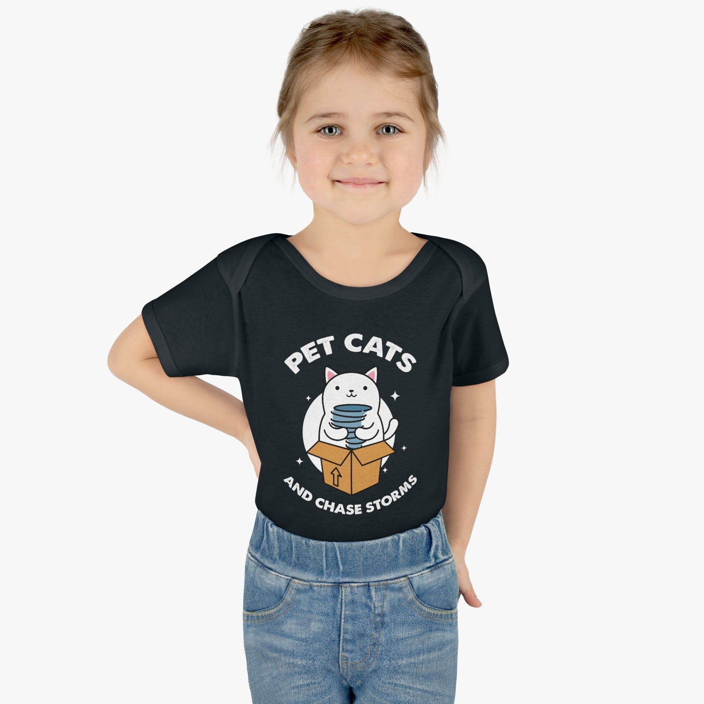 Pet Cats and Chase Storms Infant Bodysuit