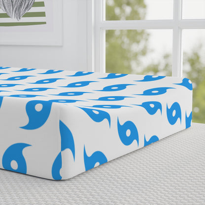 Hurricane Icon (Blue) Changing Pad Cover