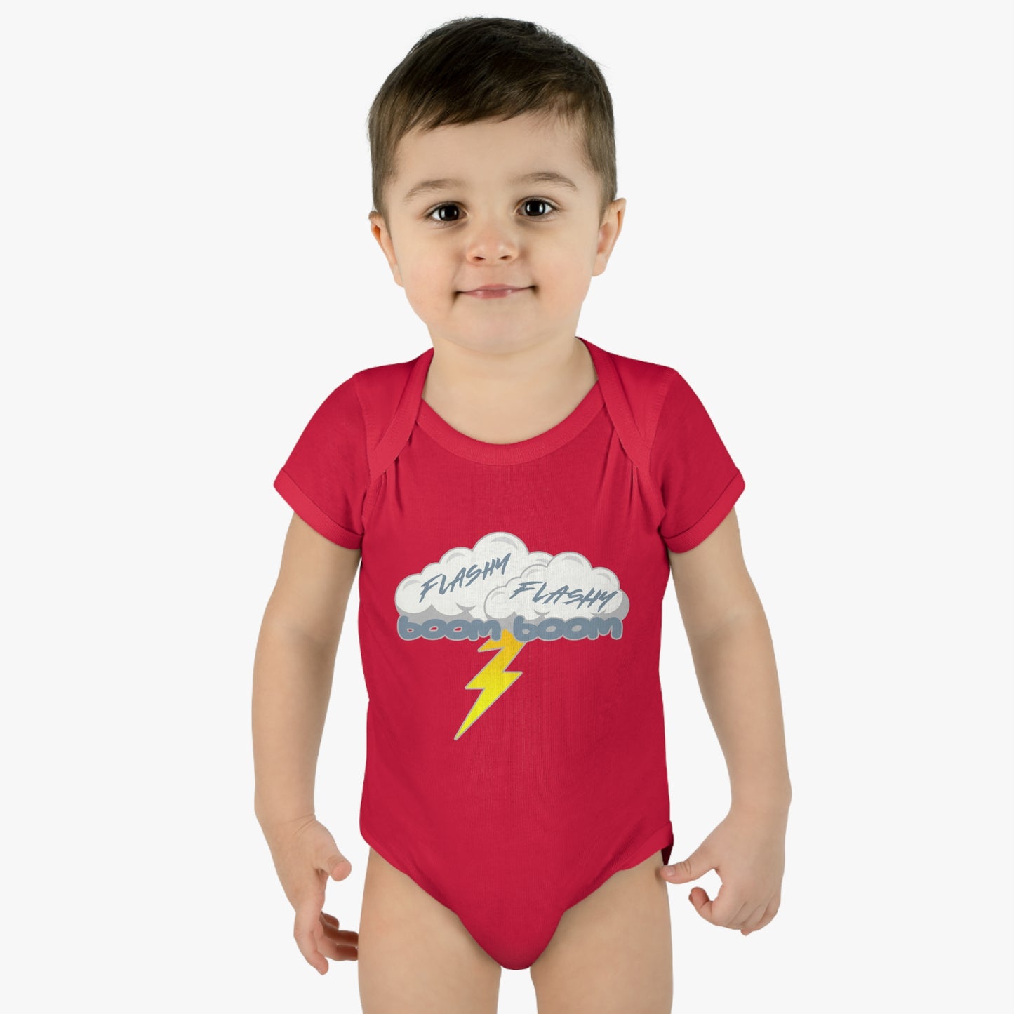 Flashy Flashy Boom Boom Infant Bodysuit