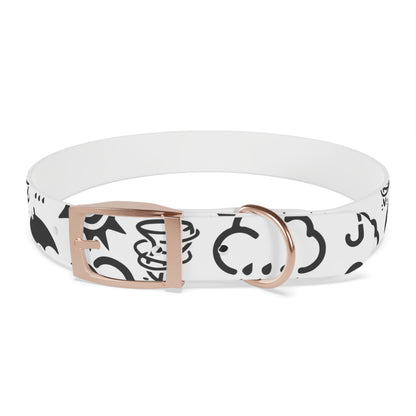 Wx Icon (White/Black) Dog Collar