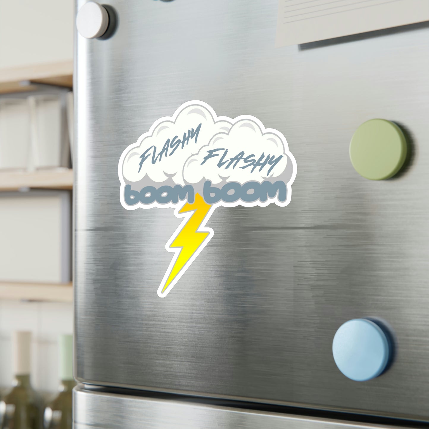 Flashy Flashy Boom Boom Vinyl Decal