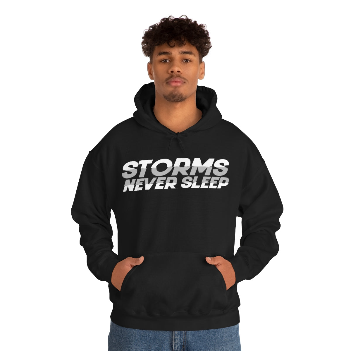 Sudadera con capucha Storms Never Sleep 