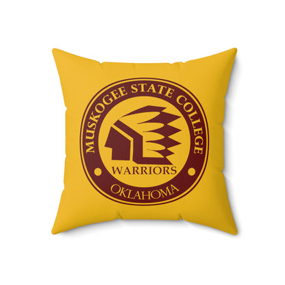 Muskogee State Throw Pillow