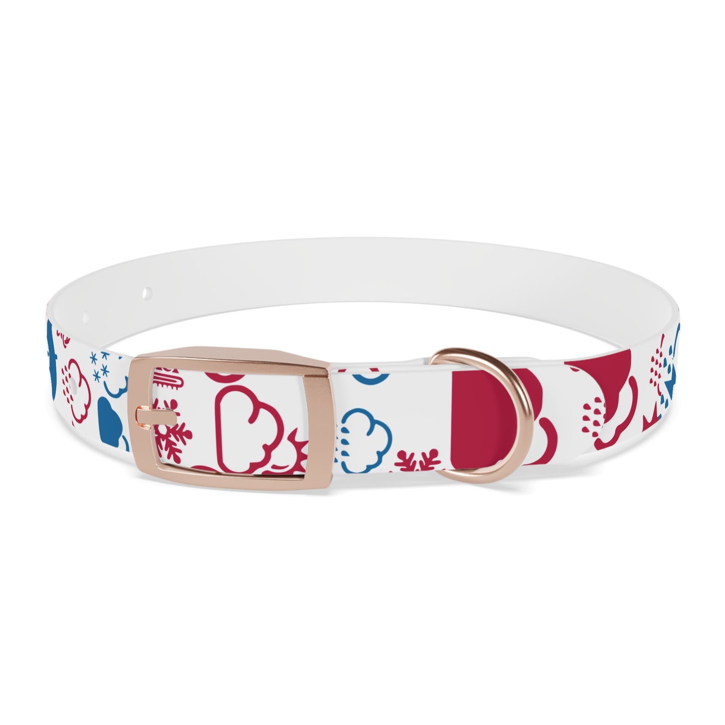 Wx Icon (Red/Blue) Dog Collar