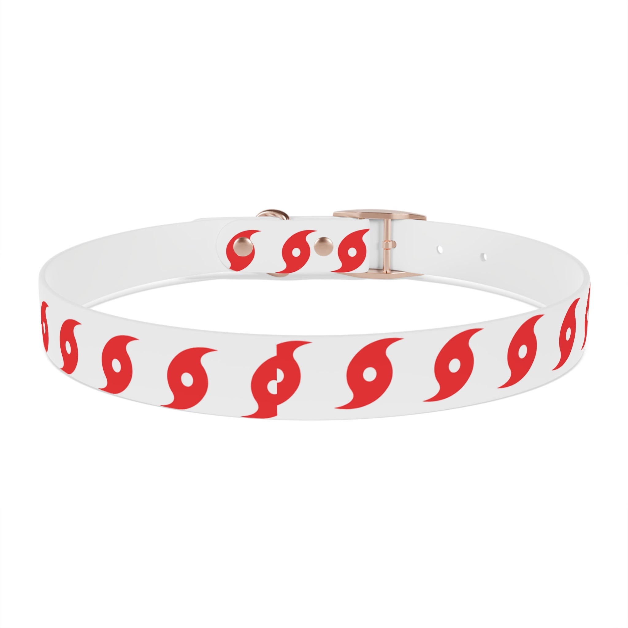 Hurricane Icon (Red) Dog Collar 