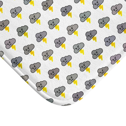 Lightning Emoji Bath Mat