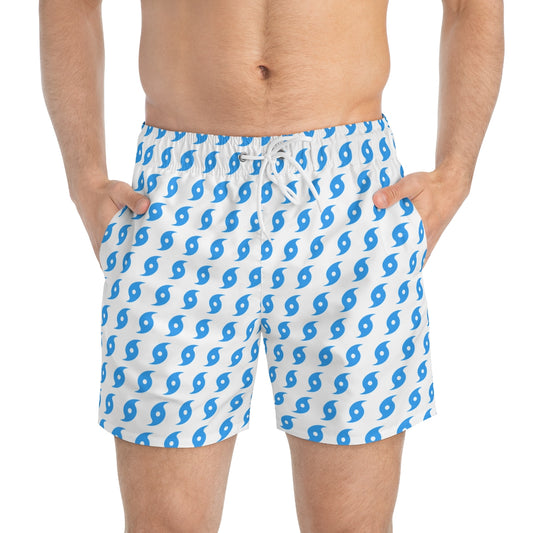 Hurricane (White/Blue) Swim Trunks