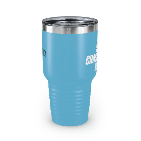 Eat, Sleep, Chase Storms, Repeat Tumbler, 30oz