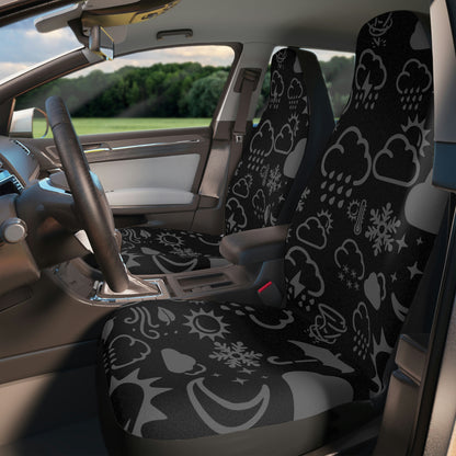 Wx Icon (Black/Gray) Car Seat Covers