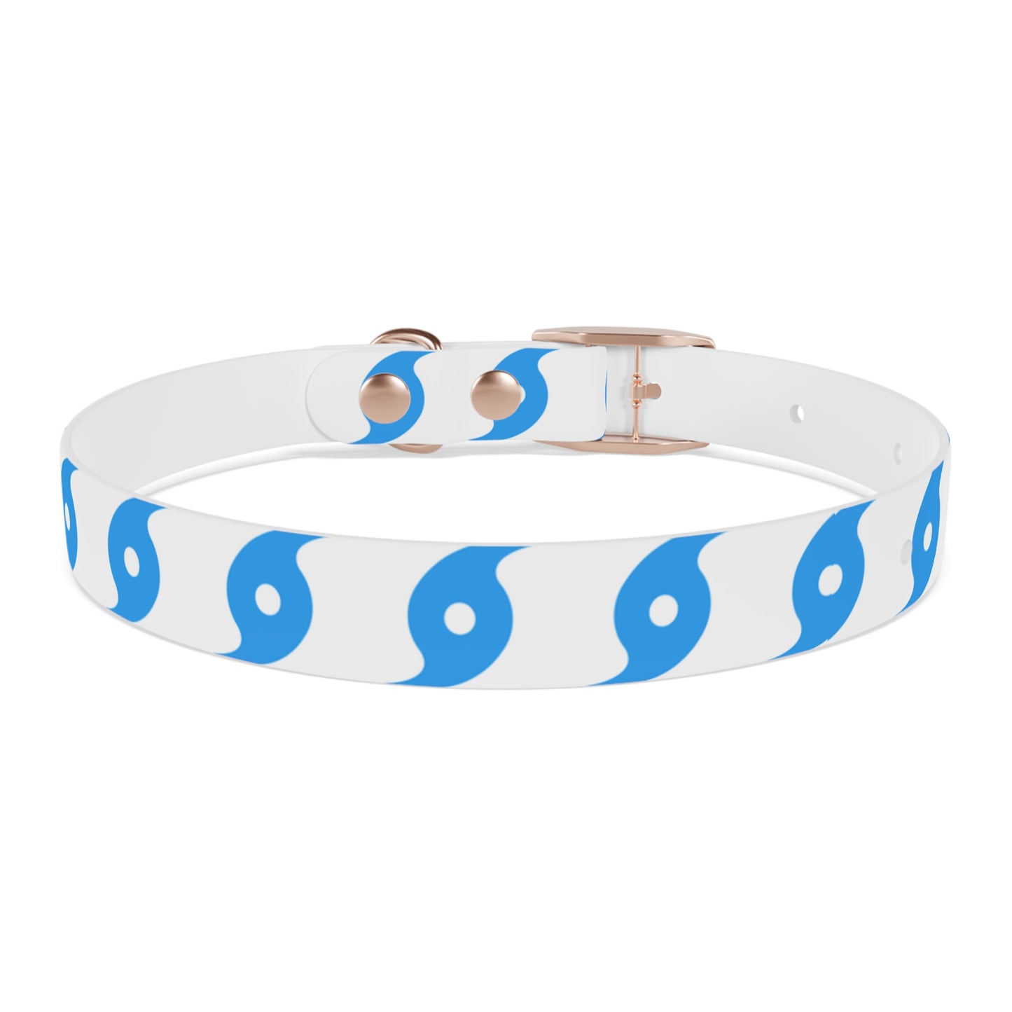 Hurricane Icon (Blue) Dog Collar