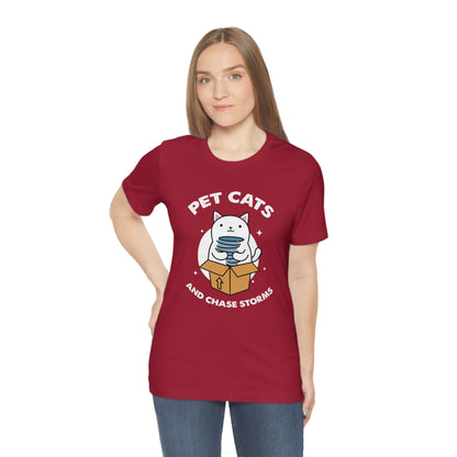 Pet Cats and Chase Storms Tee