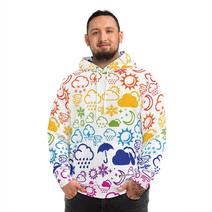 Sudadera con capucha Wx Icon (arcoíris) 