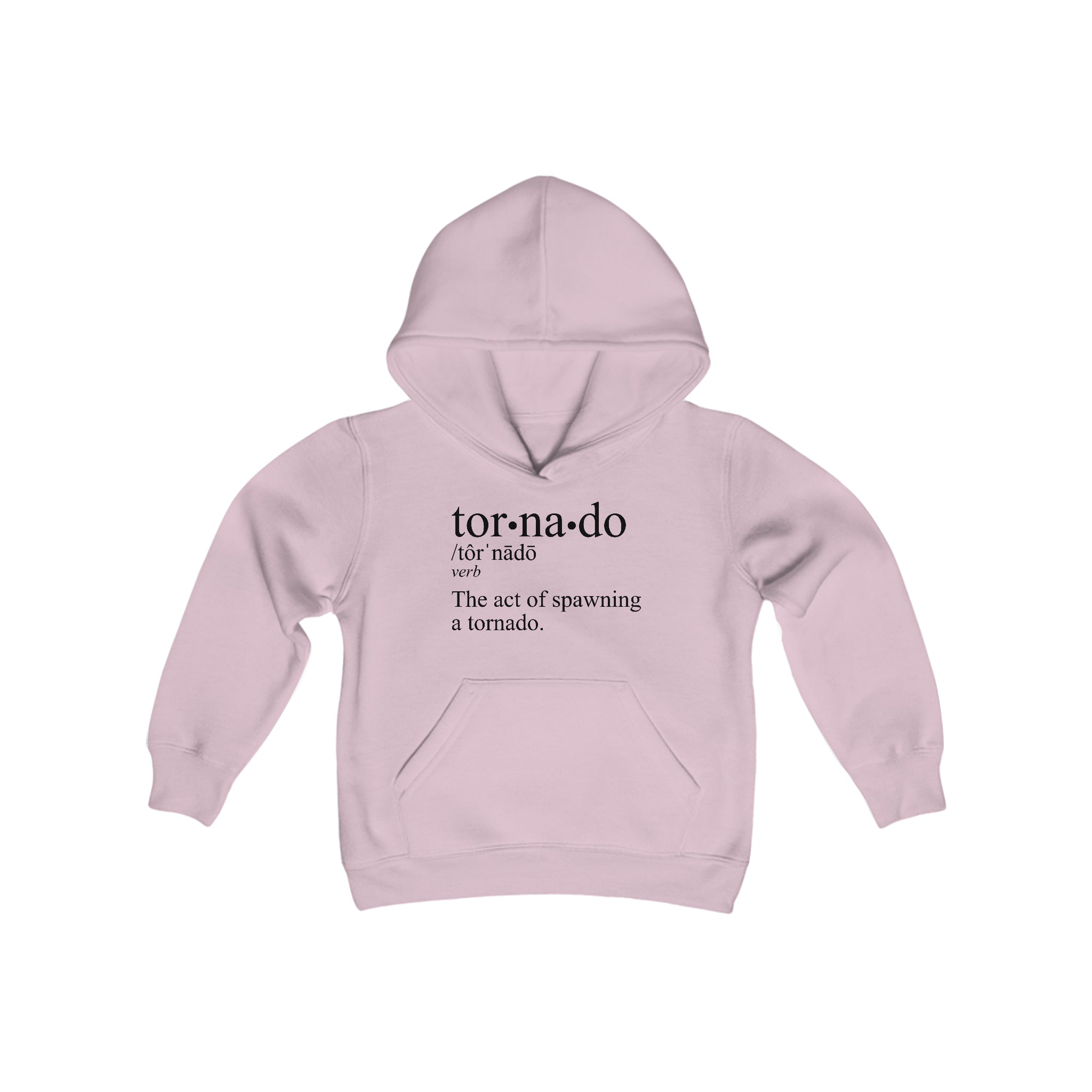 Tornado is a Verb Children's Hoodie 