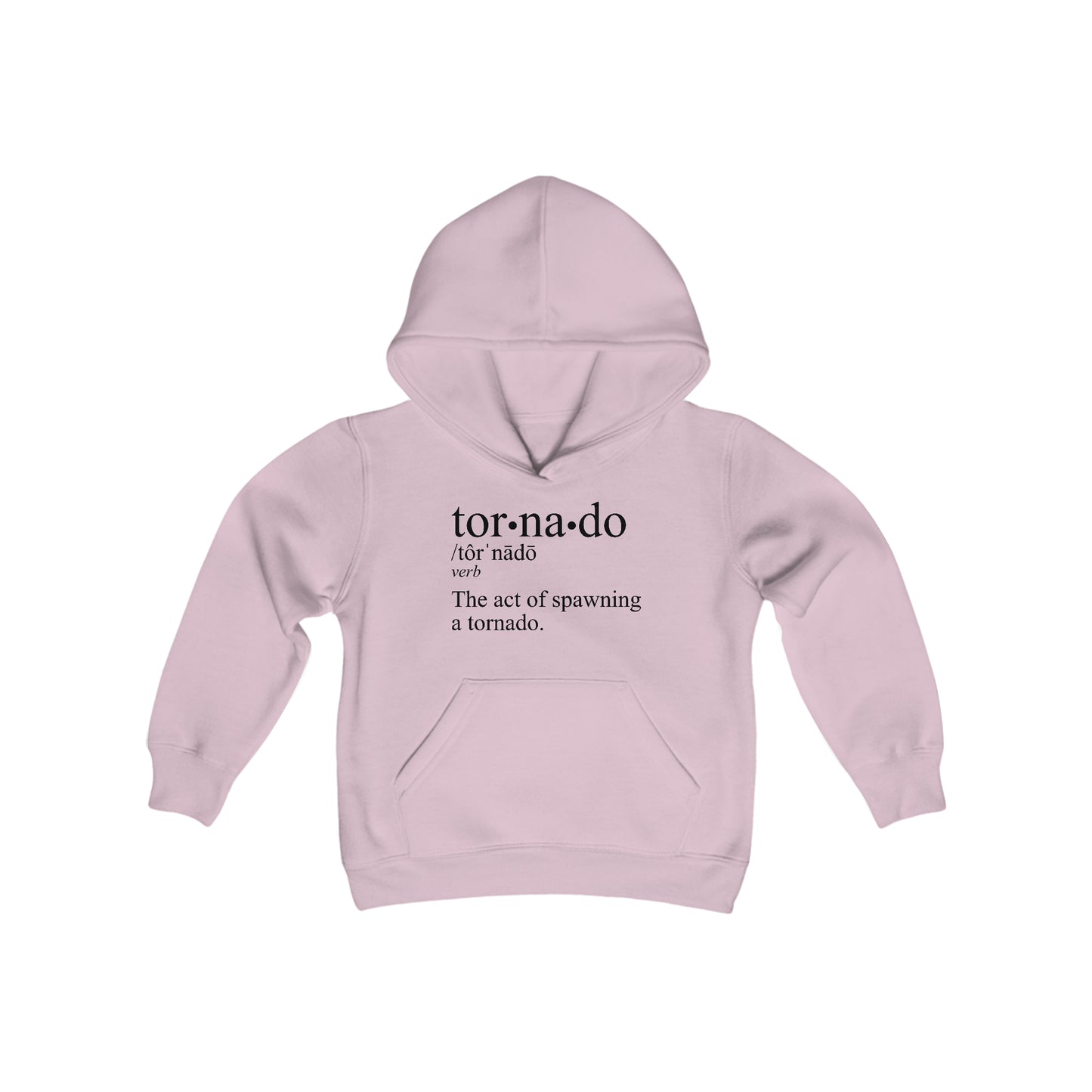 Tornado is a Verb Children's Hoodie