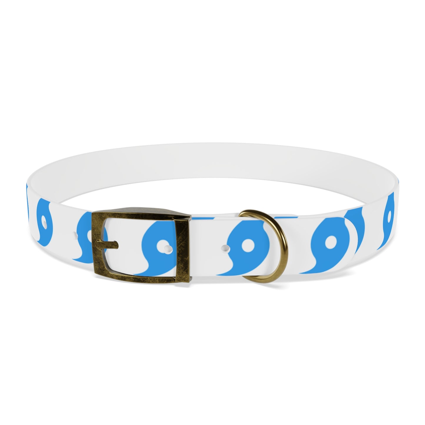 Hurricane Icon (Blue) Dog Collar