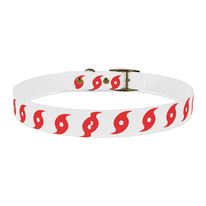 Hurricane Icon (Red) Dog Collar