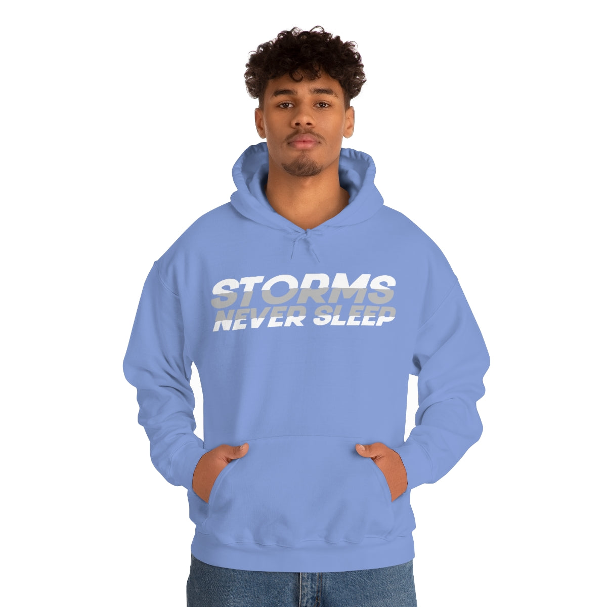 Sudadera con capucha Storms Never Sleep 