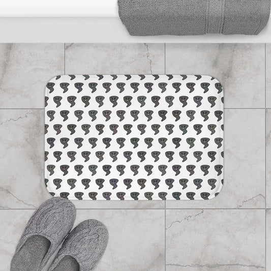 Tornado Emoji Bath Mat