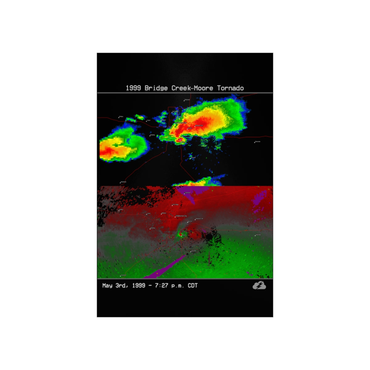 Moore, OK 1999 Tornado Poster