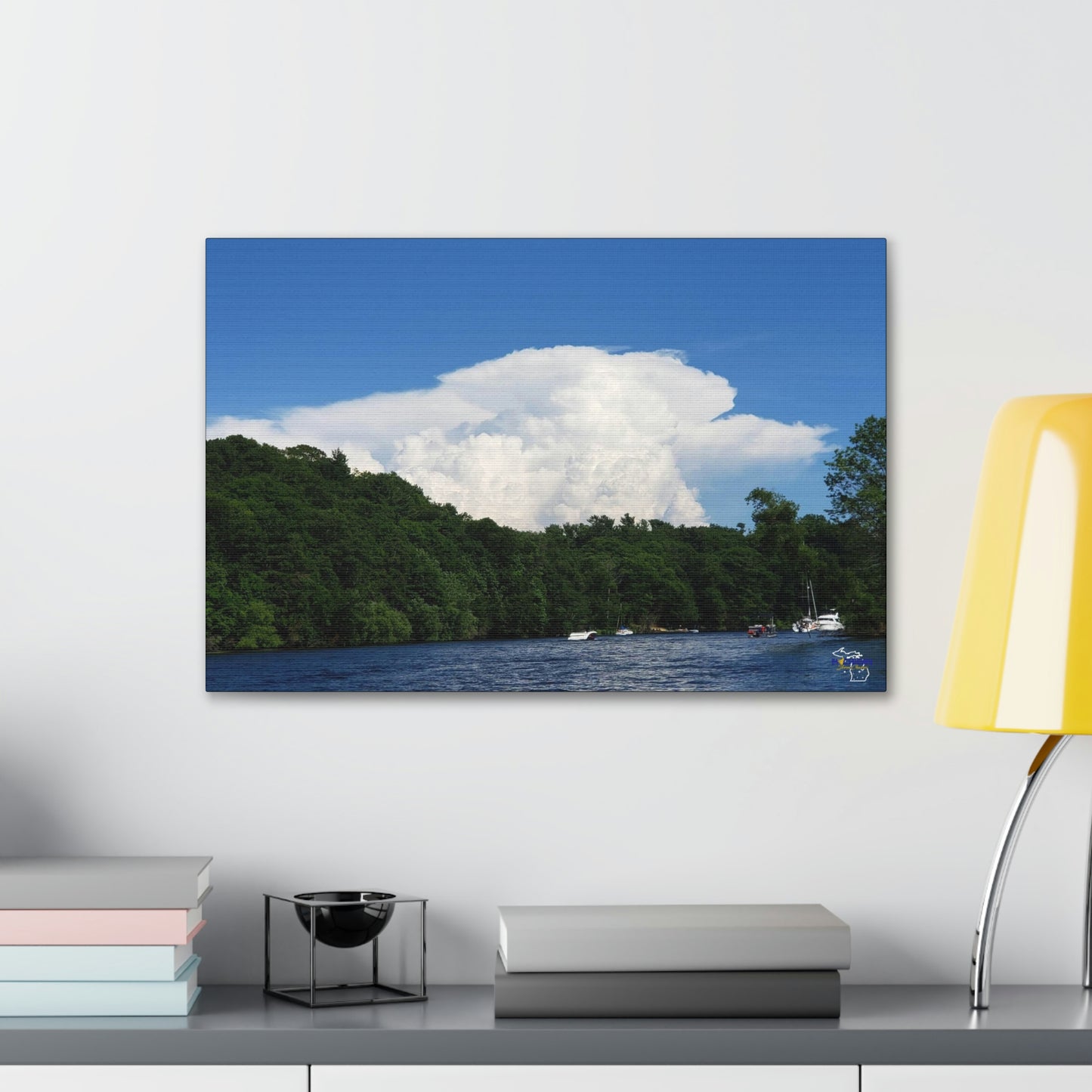 Low-Topped Michigan Storm from the River