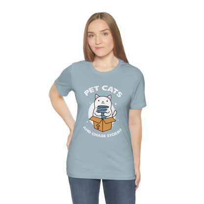 Pet Cats and Chase Storms Tee