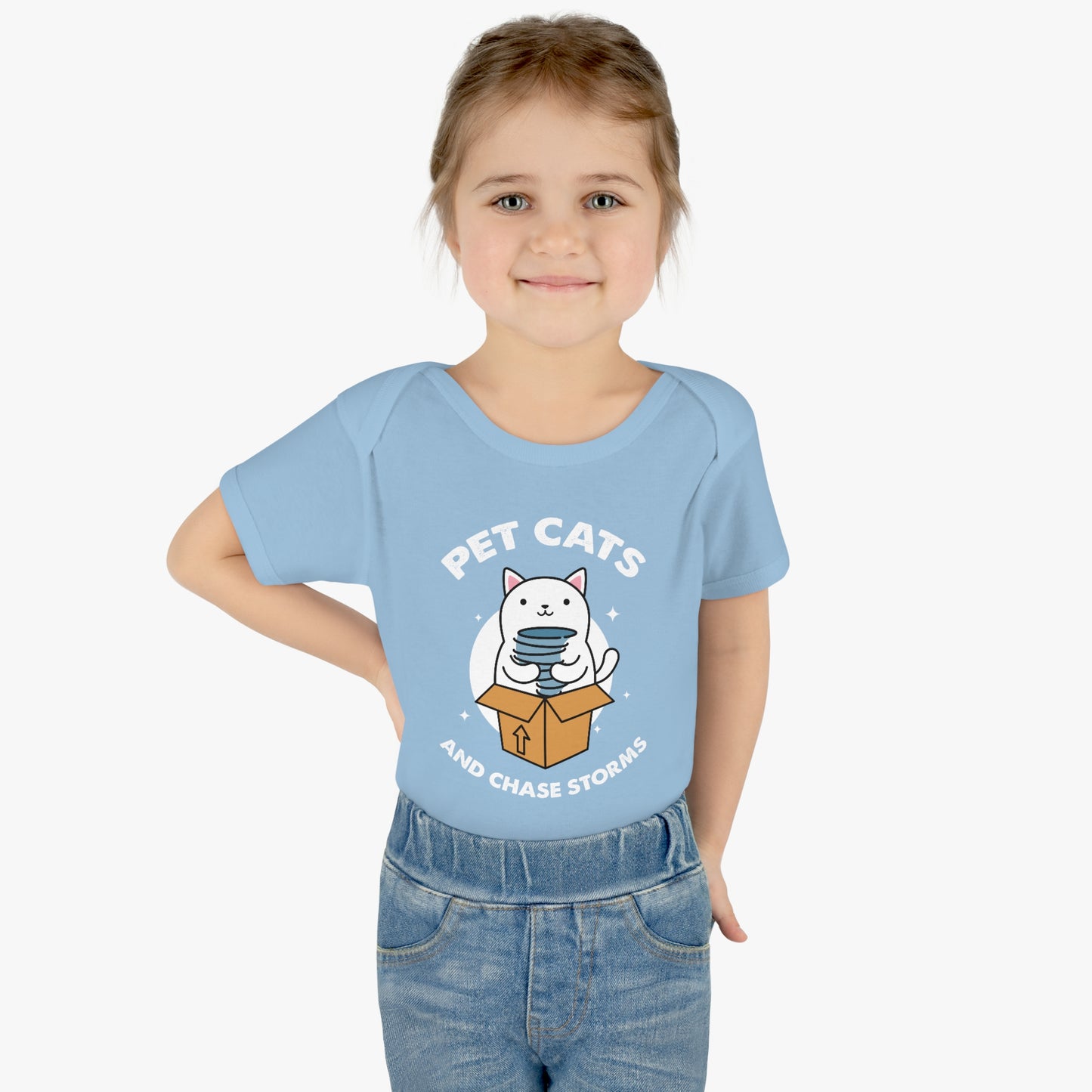 Pet Cats and Chase Storms Infant Bodysuit