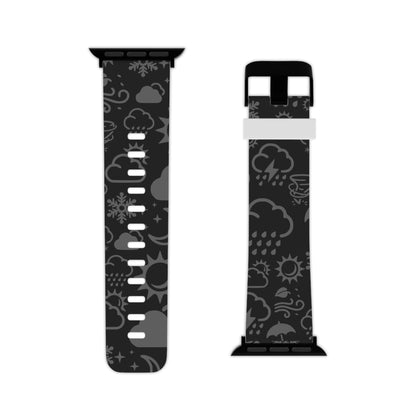 Wx Icon (Black/Grey) Watch Band for Apple Watch