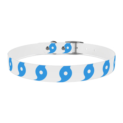 Hurricane Icon (Blue) Dog Collar