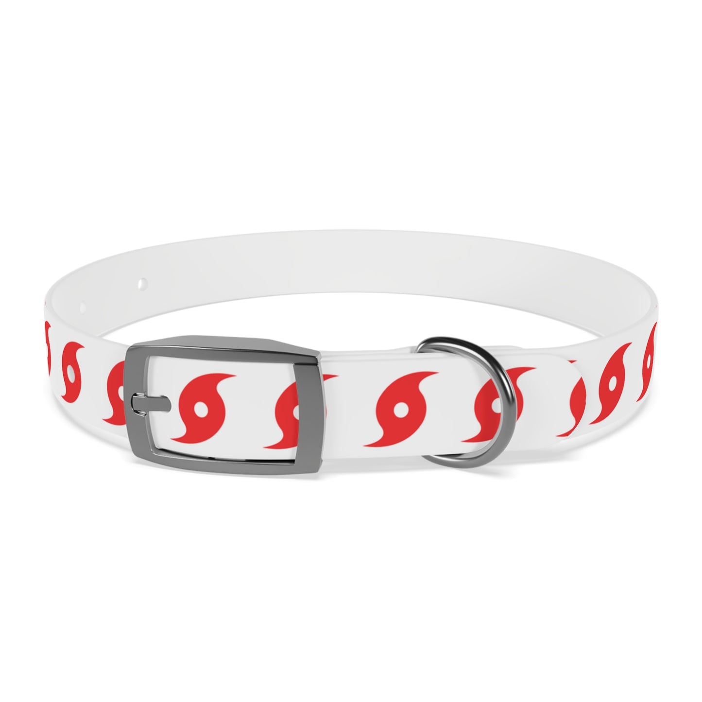 Hurricane Icon (Red) Dog Collar