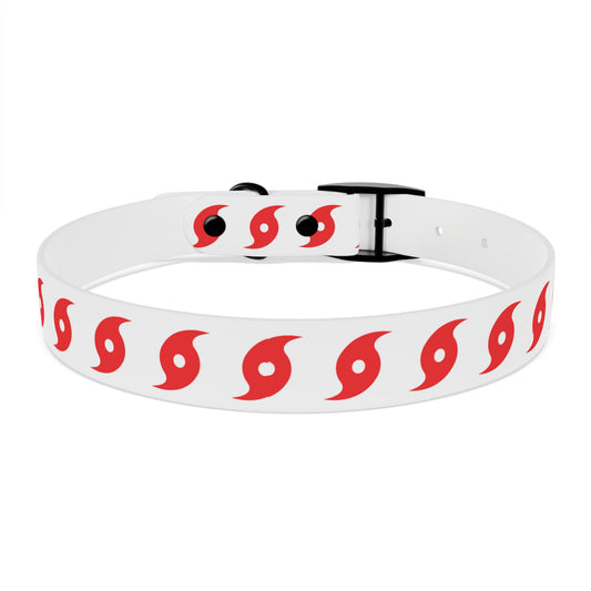 Hurricane Icon (Red) Dog Collar