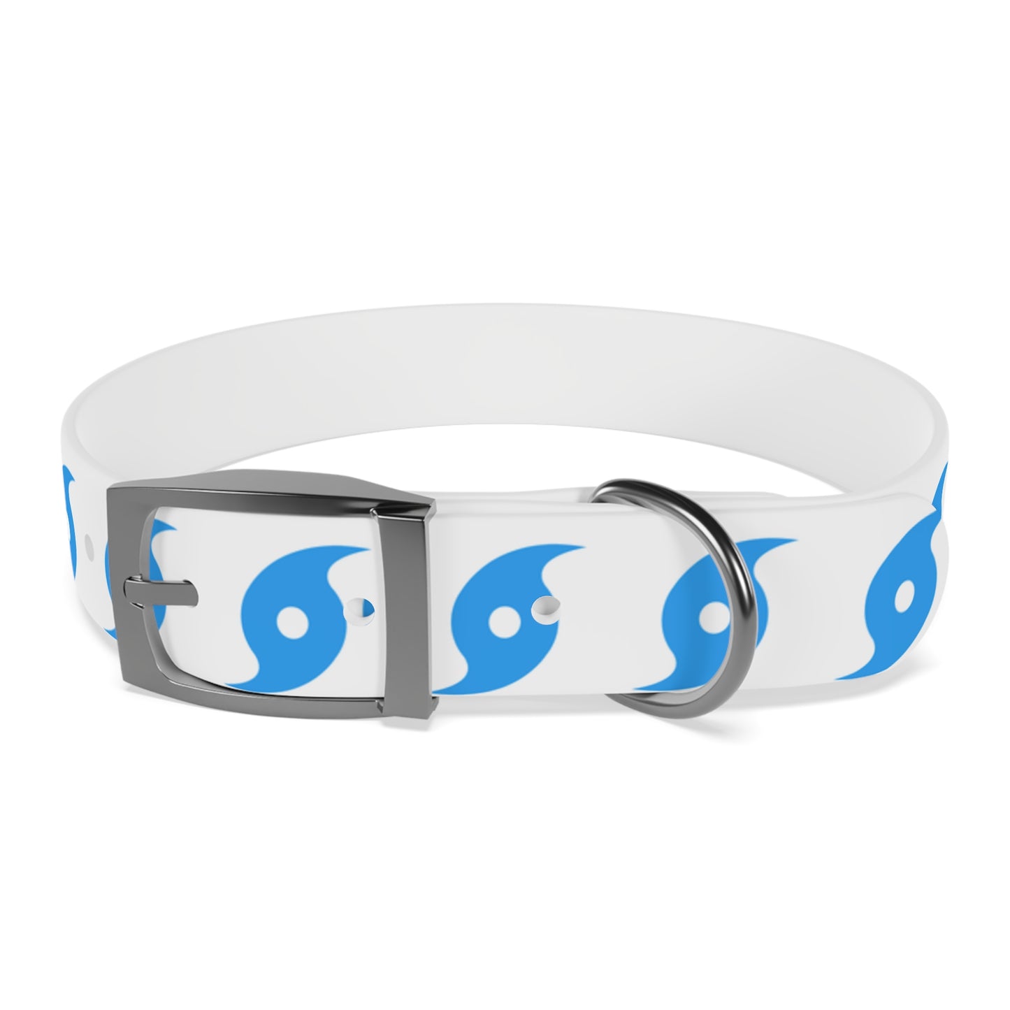 Hurricane Icon (Blue) Dog Collar