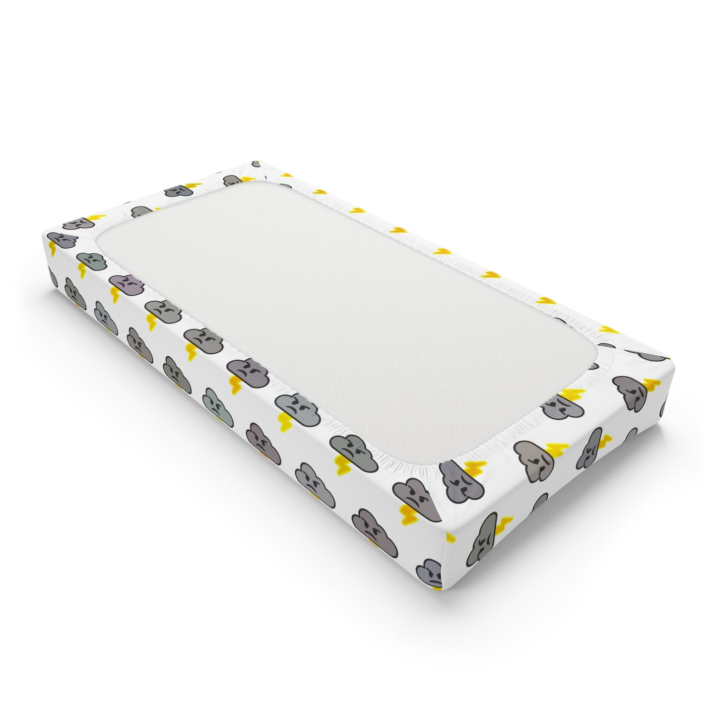 Storm Emoji Changing Pad Cover