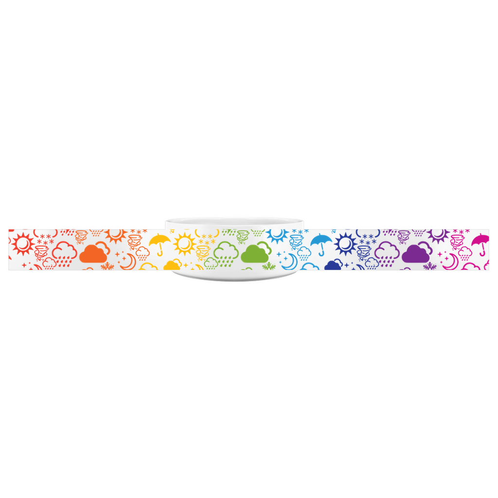 Wx Icon (Rainbow) Pet Bowl 