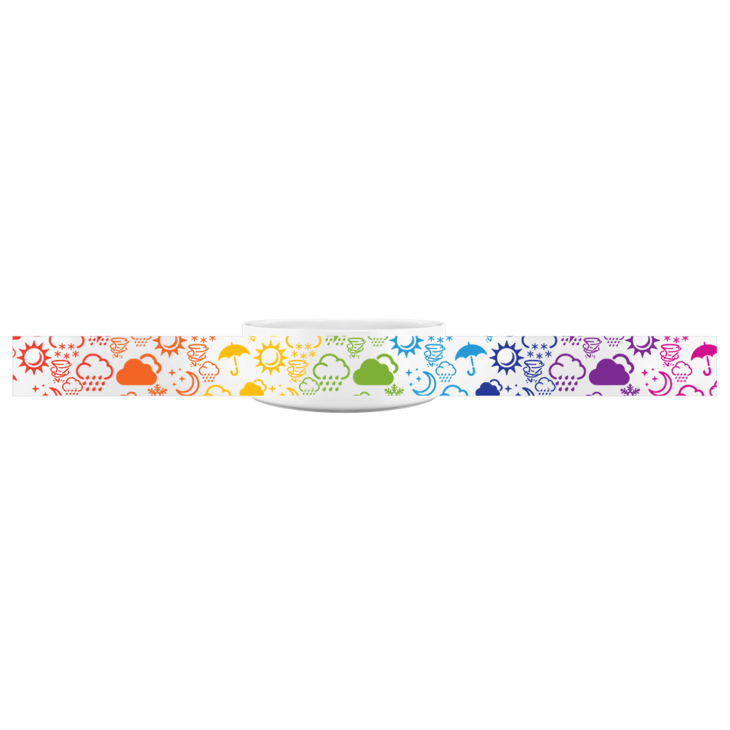 Wx Icon (Rainbow) Pet Bowl