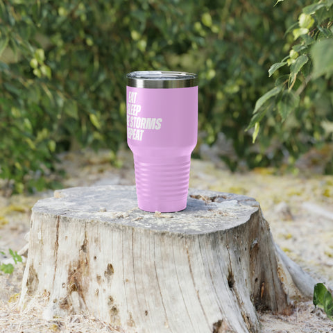Eat, Sleep, Chase Storms, Repeat Tumbler, 30oz