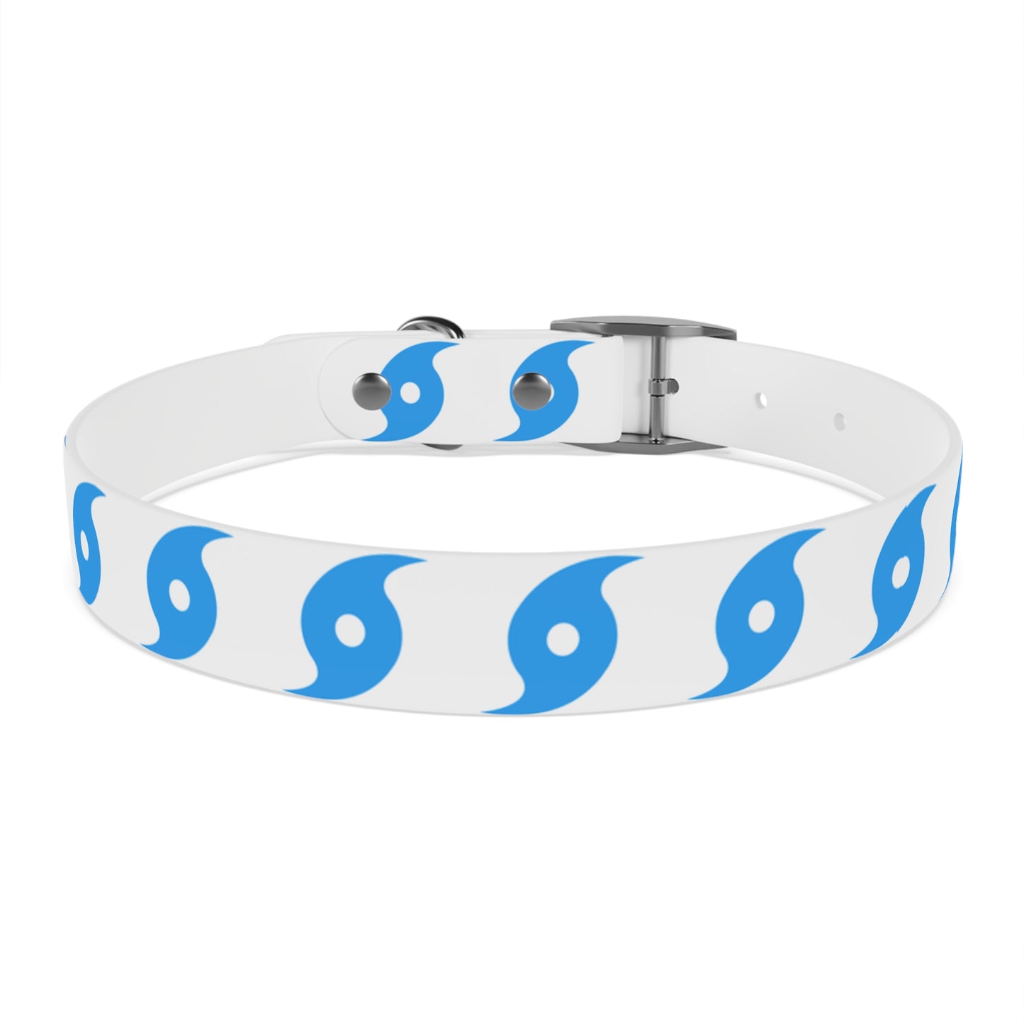 Hurricane Icon (Blue) Dog Collar