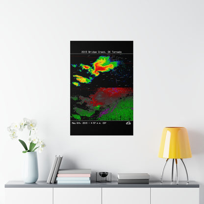 Bridge Creek, OK 2015 Tornado Poster