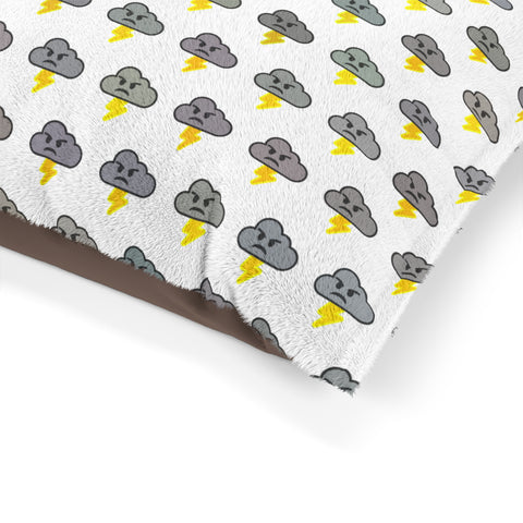 Storm Emoji Pet Bed